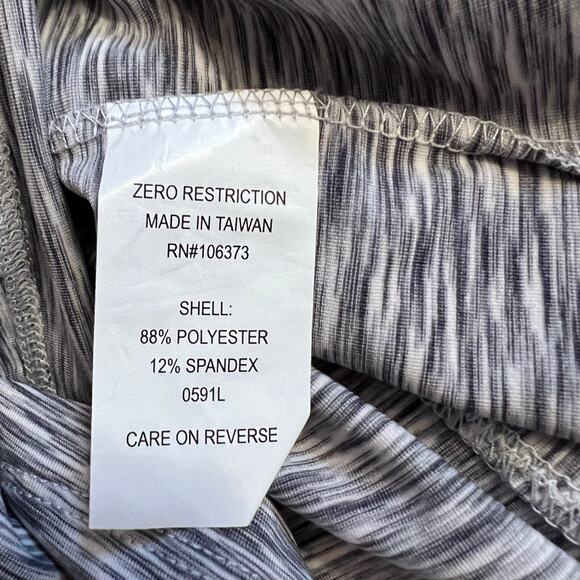 Zero Restriction Shirt Womens Medium Long Sleeve Heather Gray Golf Performance - Picture 8 of 9